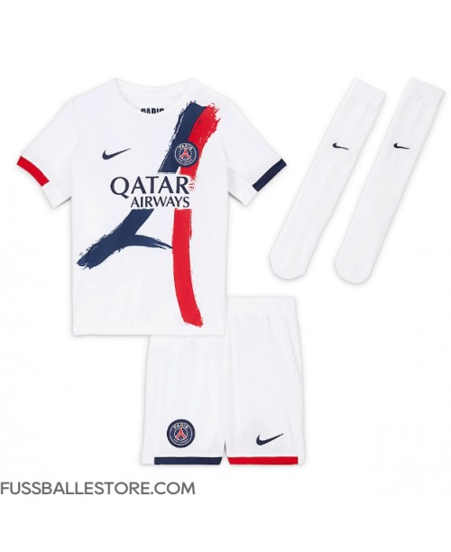 Günstige Paris Saint-Germain Illia Zabarnyi #6 Auswärts Trikotsatzt Kinder 2025-26 Kurzarm (+ Kurze Hosen)